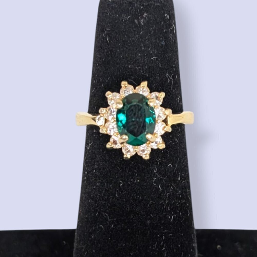 Vintage Glass Stone Costume Ring